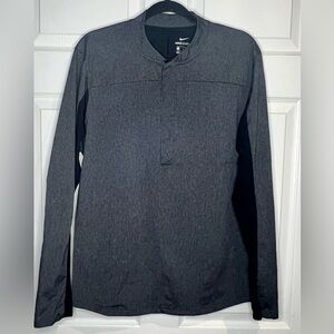 Nike Shield Men’s Half Zip Jacket -  Size: Medium - Gray/Black